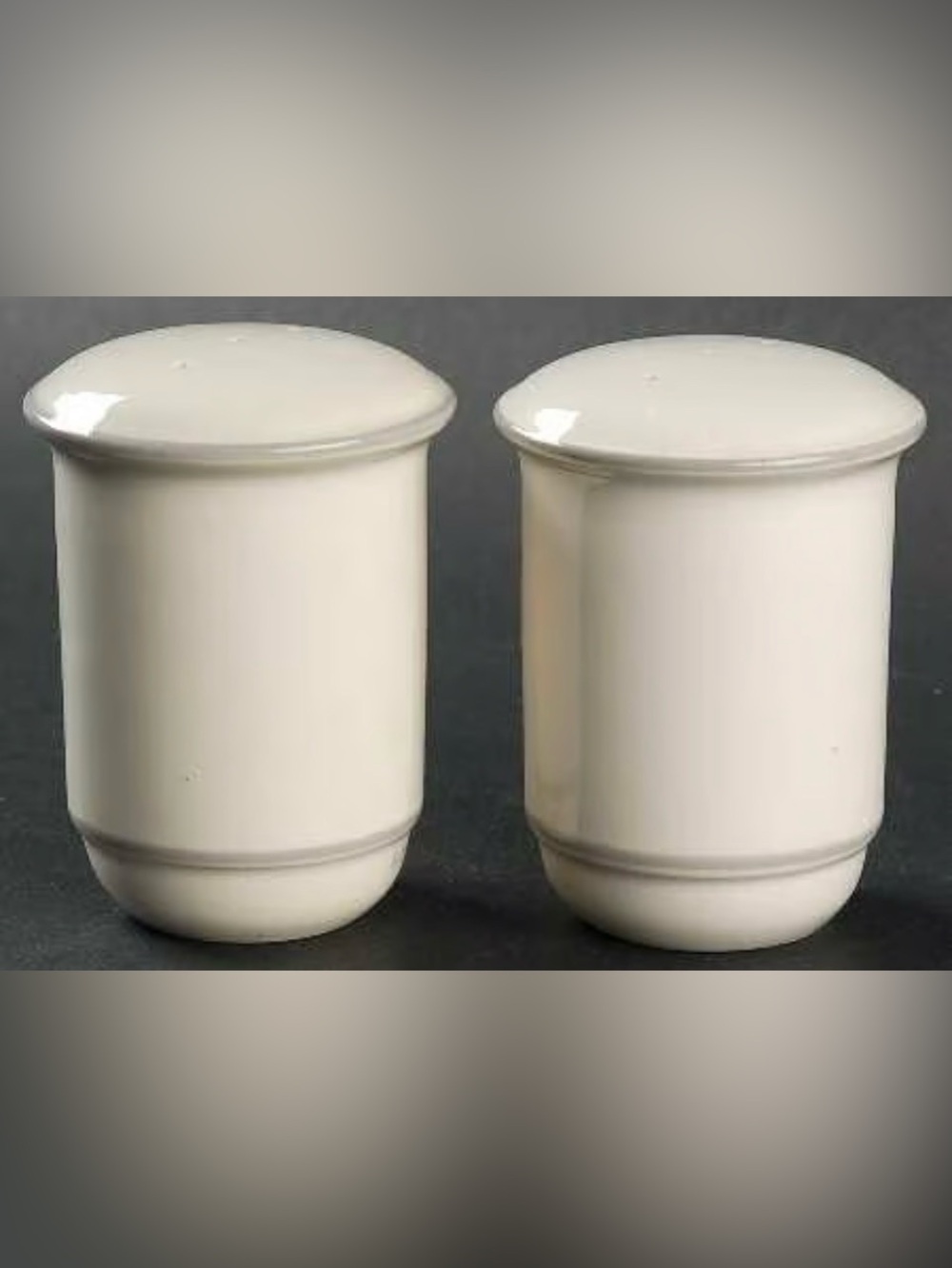 Salt and Pepper Shakers Set by Lenox Grey Pinstripes (For the Grey)